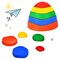 5Pcs Kids Balance Stepping Stones Indoor And Outdoor Coordination And Balance Toy